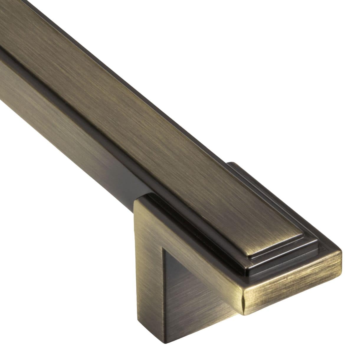 Häfele furniture handle ACCRA metal, BA 160 mm, antique brass brushed