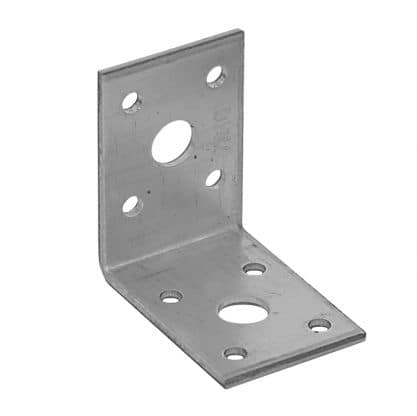Domax Winkelverbinder aus Stahl, ETA, DPO und CE zertifiziert, 50 x 50 x 35 mm