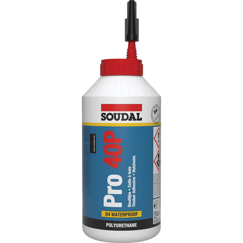 Colla per legno Soudal PRO 40P D4, 750g