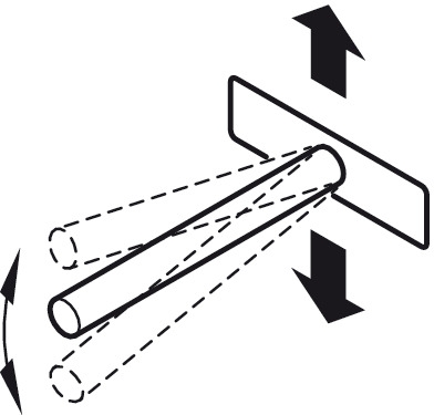 Tablarträger Stahl mit Anschraubplatte 