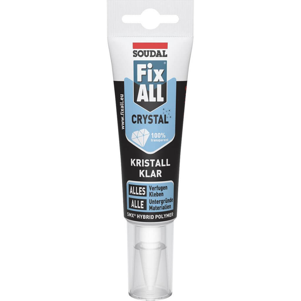 Soudal Kleb- & Dichtstoff FIX ALL CRYSTAL, transparent 125 ml