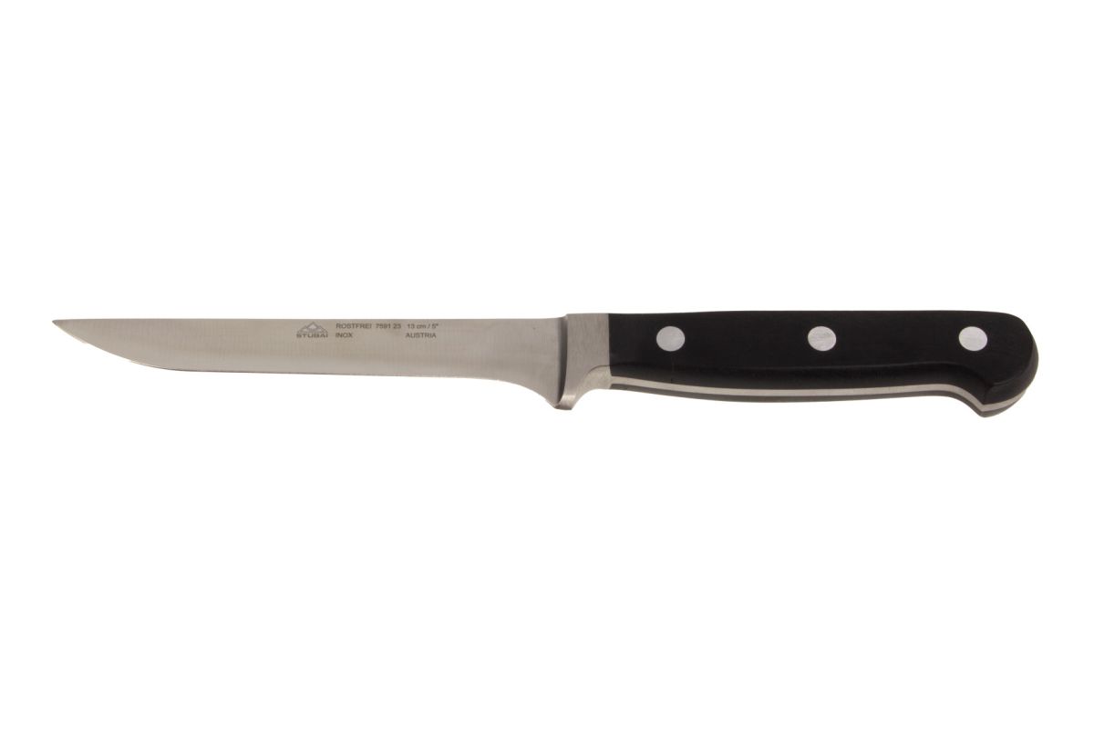 Stubai Boning Knife forged from chrome-molybdenum stainless steel specially hardened, 130 mm