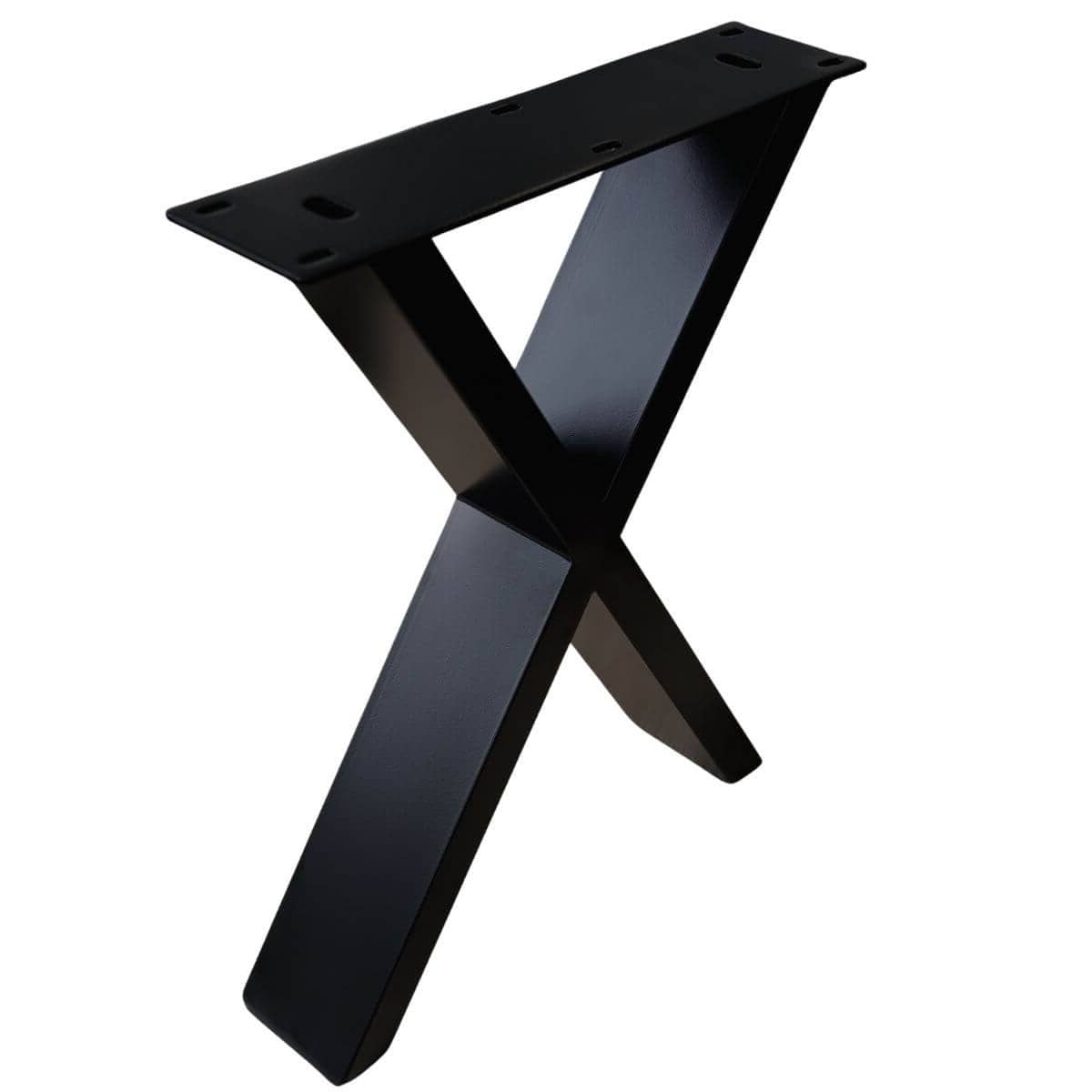 Gedotec Patins de banc FERRO-X en acier noir, 400 x 320 mm