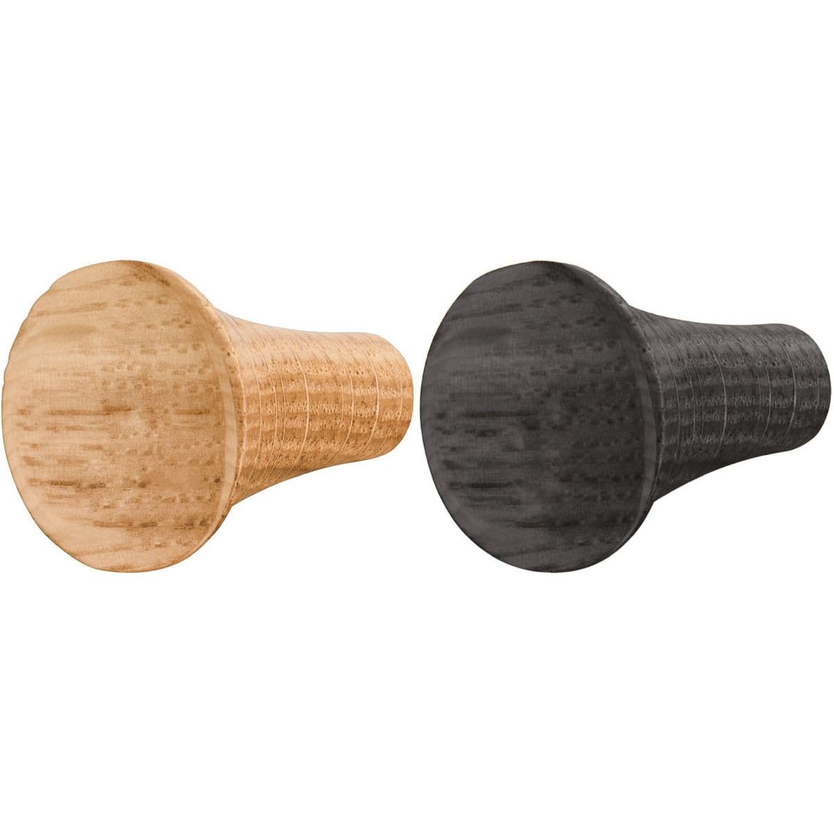 Häfele Möbelknopf H2525 aus Eichenholz, 26,7 x 30 mm