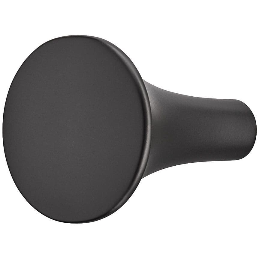 Häfele Möbelknopf H2525 aus Metall, Schwarz matt 26 x 31 mm