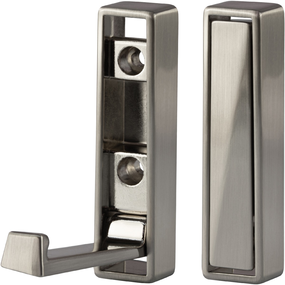 Garderobenhaken Junus Klapphaken 80 x 20 mm klappbar (Edelstahl Optik)