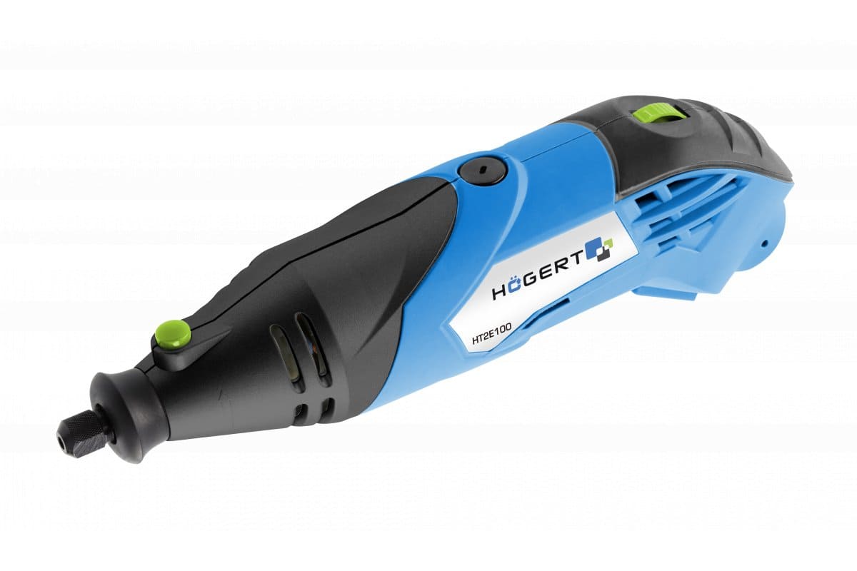 Högert Mini-Schleifer 170W mit Drehzahlregler & 3,2 mm Werkzeugausnahme