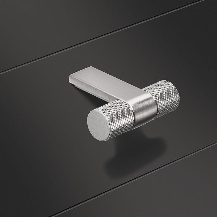 Häfele Möbelknopf H2515 aus Metall, Ozeanblau 44 x 39 mm