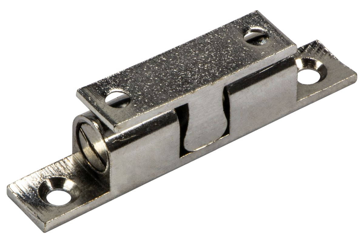 Doppel-Kugelschnapper aus Messing verstellbar verchromt poliert 70 mm