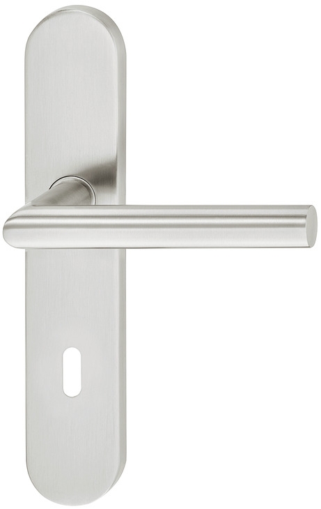 Häfele Door Handle Set LDH 2171 Stainless Steel Matt Long Plate