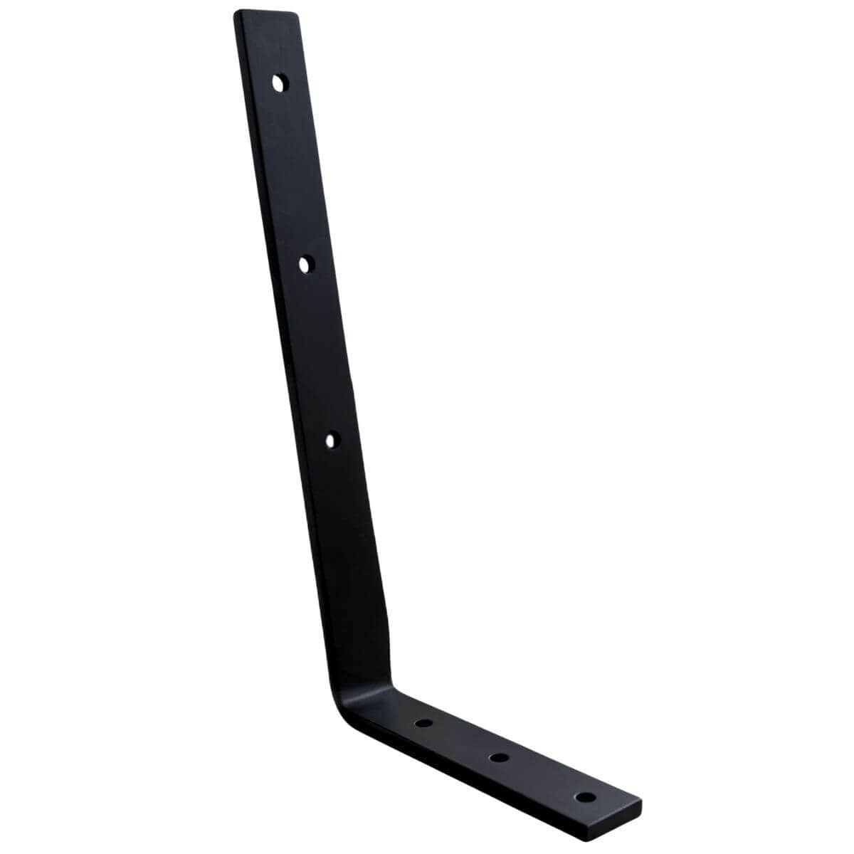 Staffa per schienale Gedotec FERRO in acciaio inox, nero, 400 x 200 x 40 x 9 mm