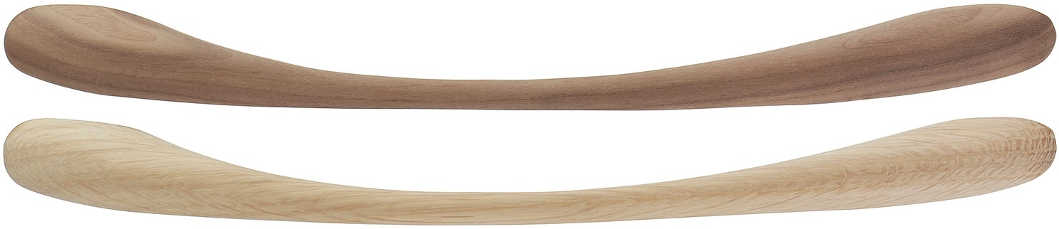 Häfele Furniture Handle GUM made of Wood, CC 160 mm