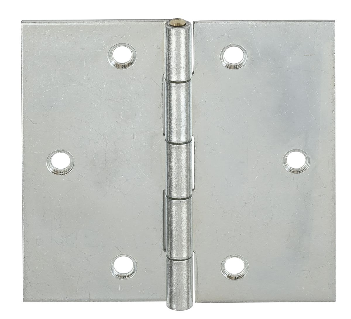 Vormann hinge made of steel with brass pin, square, 40 x 40 mm