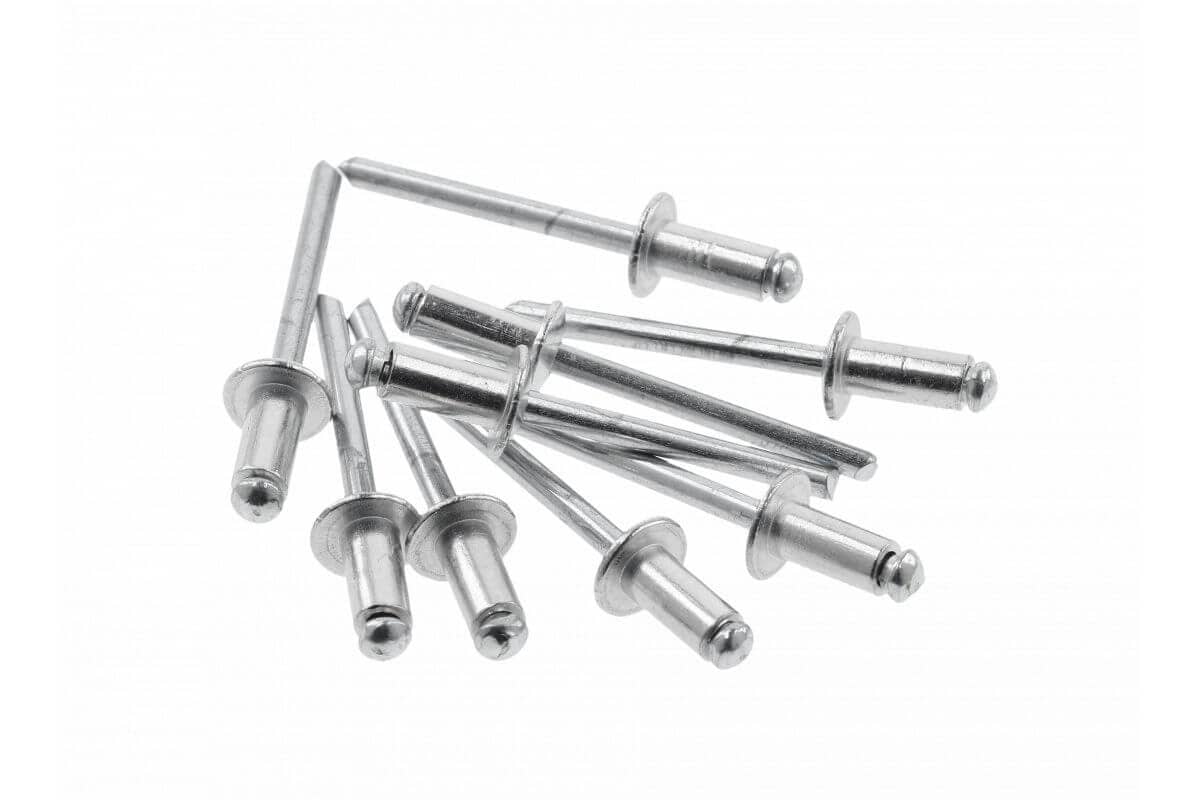 Högert Blindnieten aus Aluminium, 50 Stück, 3,2 x 8 mm