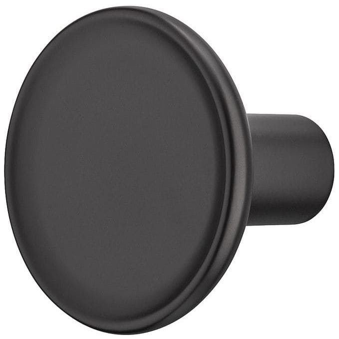Häfele Möbelknopf H2580 aus Metall, Schwarz matt 35 x 28 mm