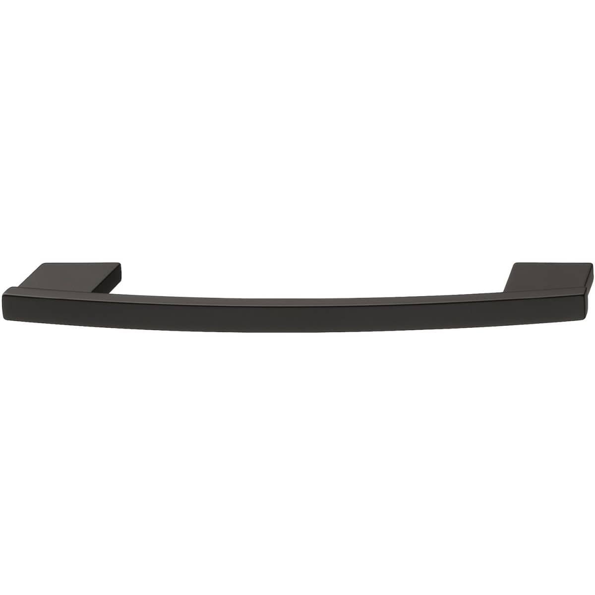 Häfele Möbelgriff H1345 aus Metall, Schwarz matt BA 160 & 192 mm