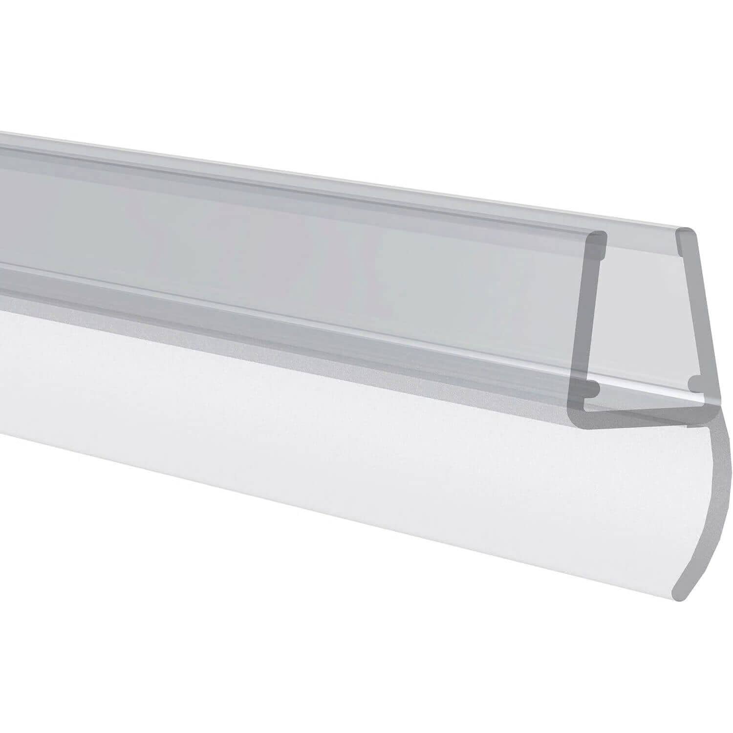 Rehau Mitteldichtung aus Kunststoff mit seitlicher Lippe für Glasdicke 4 - 5 mm