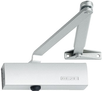 Geze Türschließer TS 1500 mit Feststellarm EN 3-4, Weiß