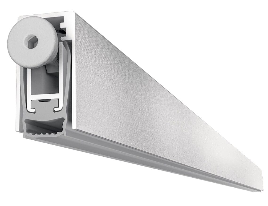 CCE Absenkdichtung DROP MAXI aus Aluminium, Feuerschutz, 830 mm