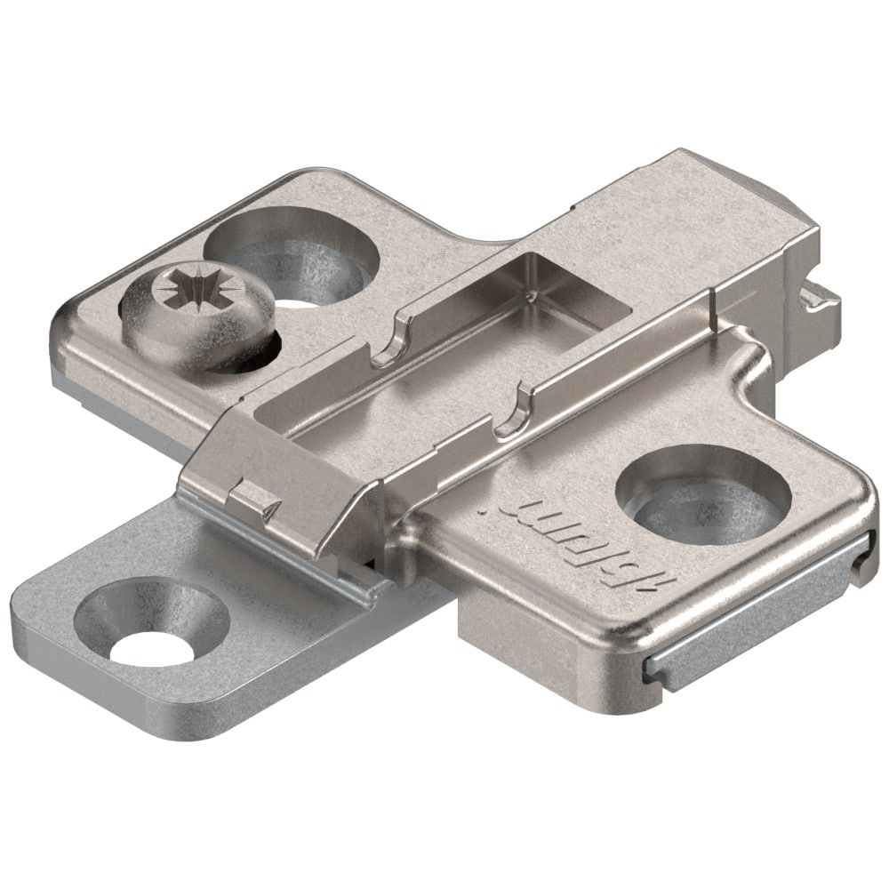 Blum Clip Top Kreuzmontageplatte Zum Schrauben, Clip-Montageplatte 0Mm