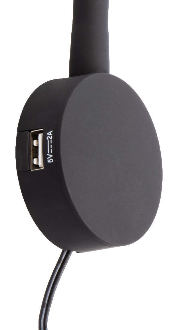 flexible LED Leseleuchte Modus schwarz