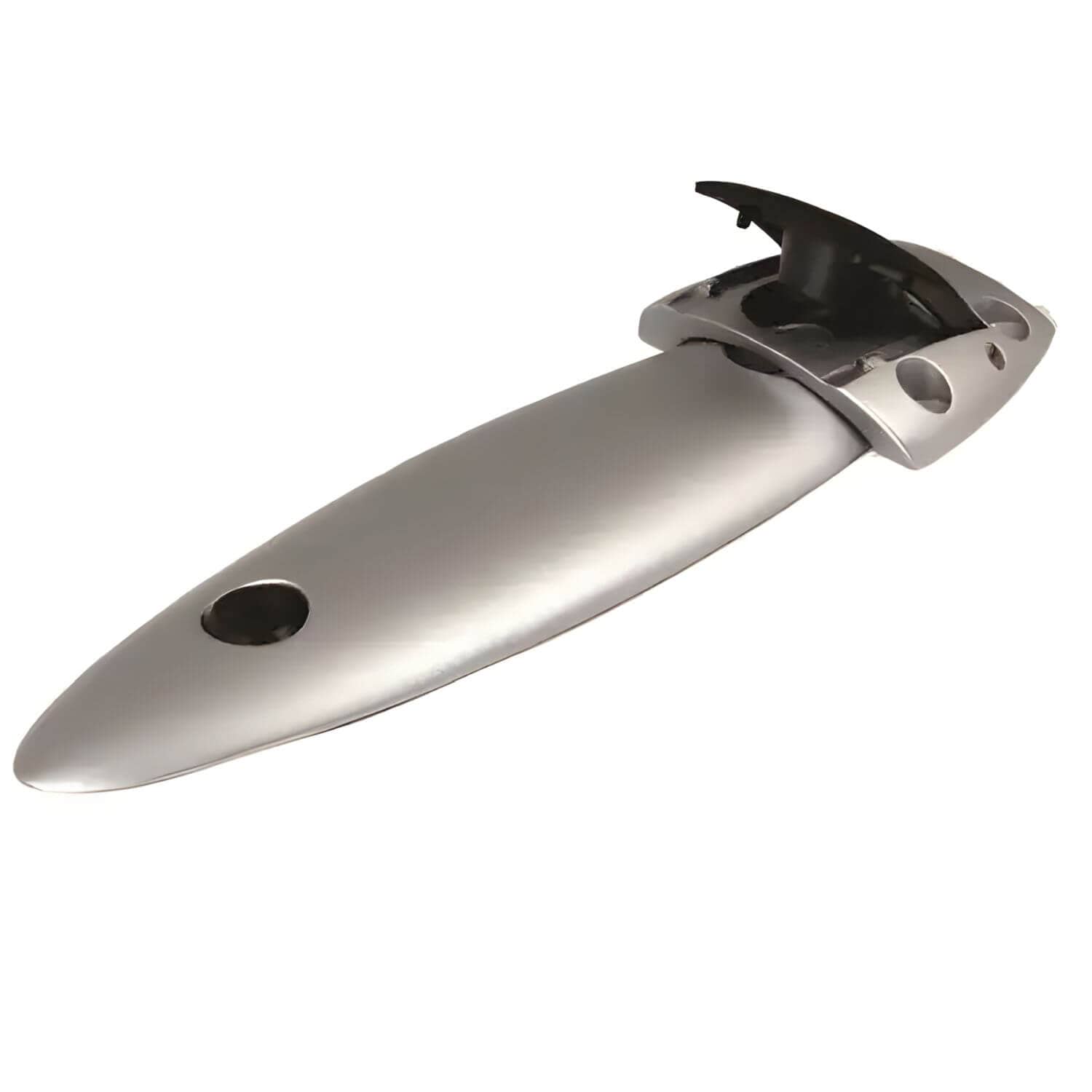 Raccord de table Siso SURF en métal, argent mat avec matériel de fixation
