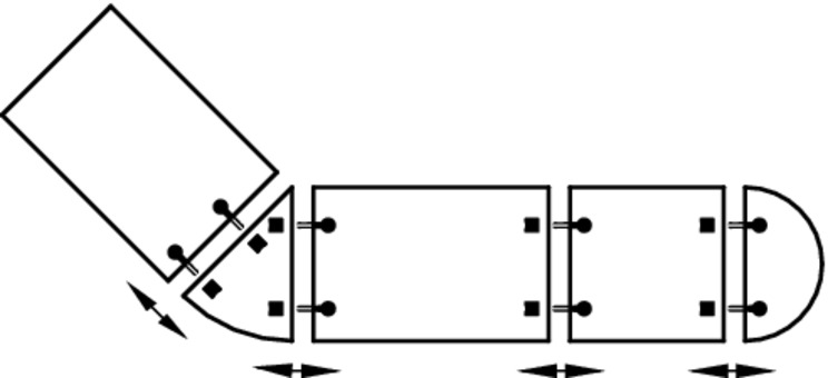 Skizze Tischplattenverbinder