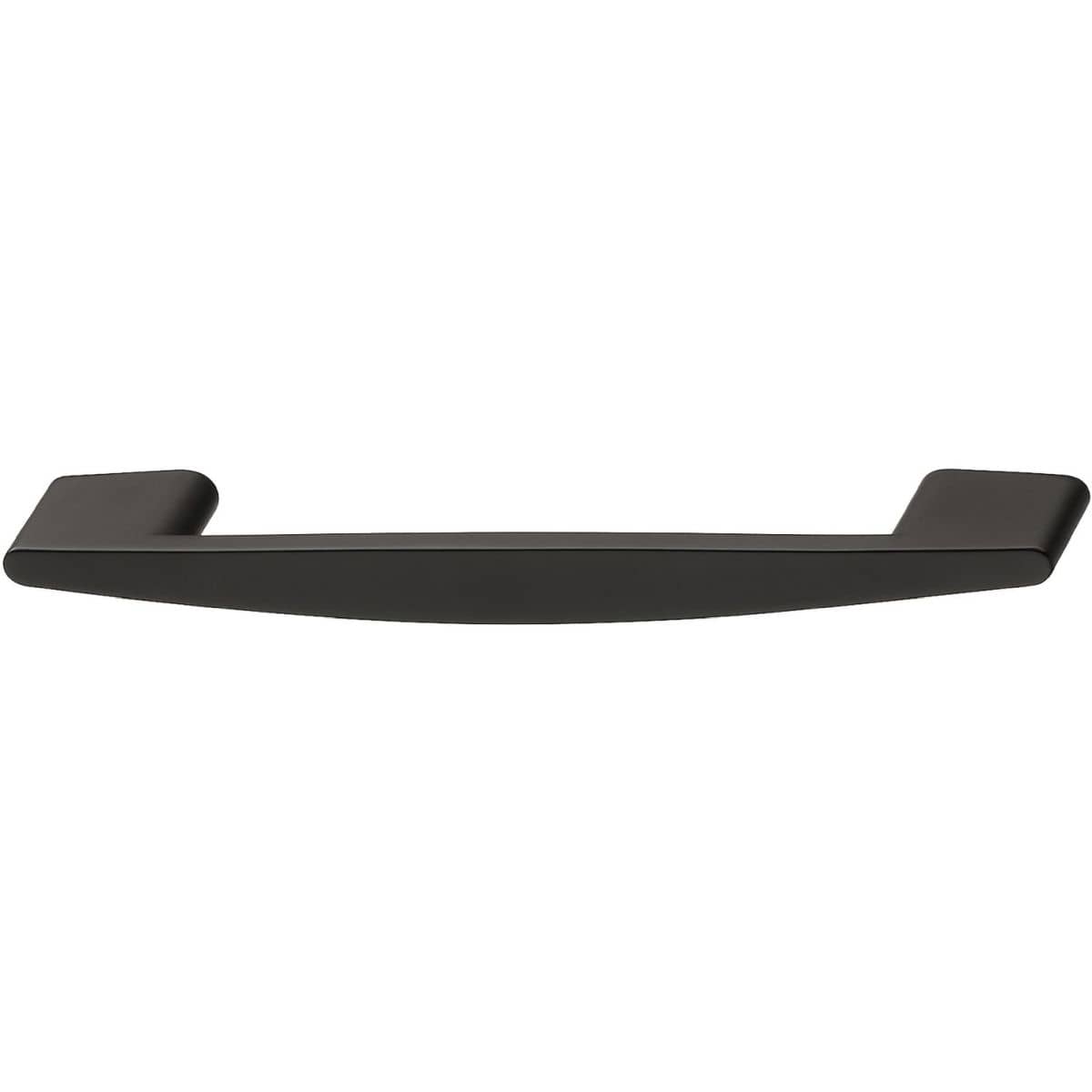 Häfele Möbelgriff H1350 aus Metall, Schwarz matt BA 128 & 160 mm