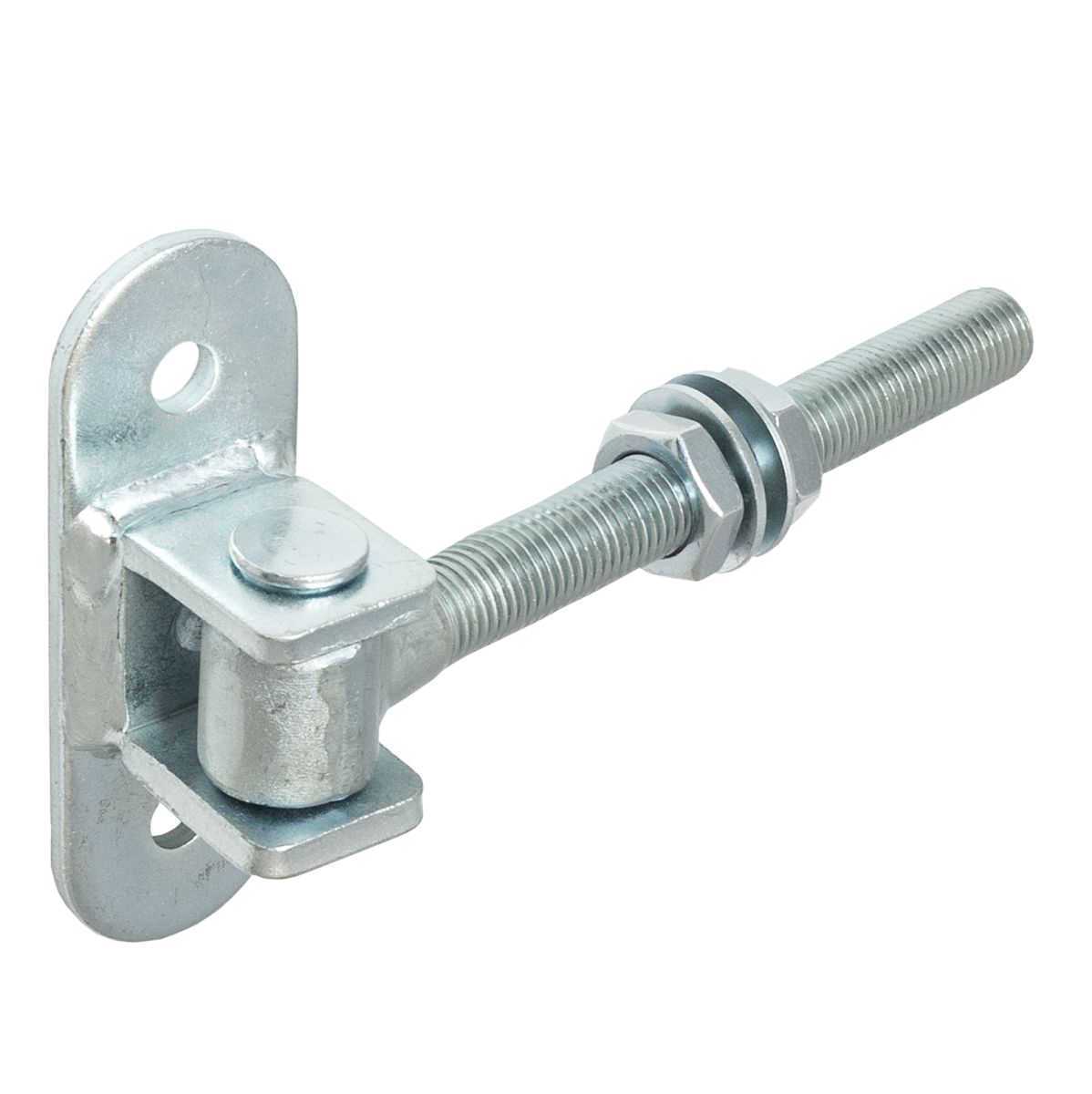 Domax Adjustable Galvanized Steel Gate Hinge, M16 x 130 mm