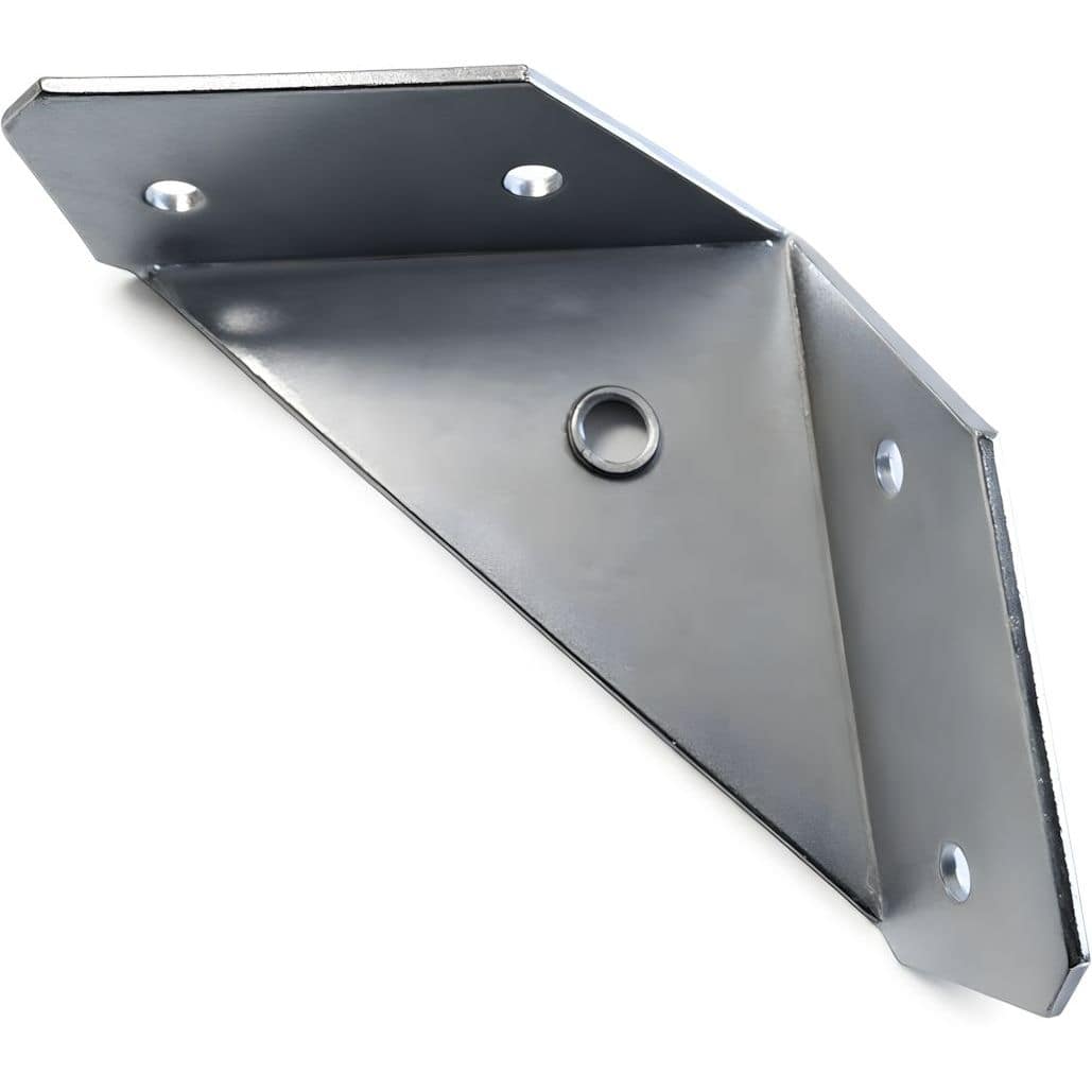 Gedotec Eckverbinder CARLOS aus Stahl 105 x 72 x 32 mm, mit M8-Aufnahme