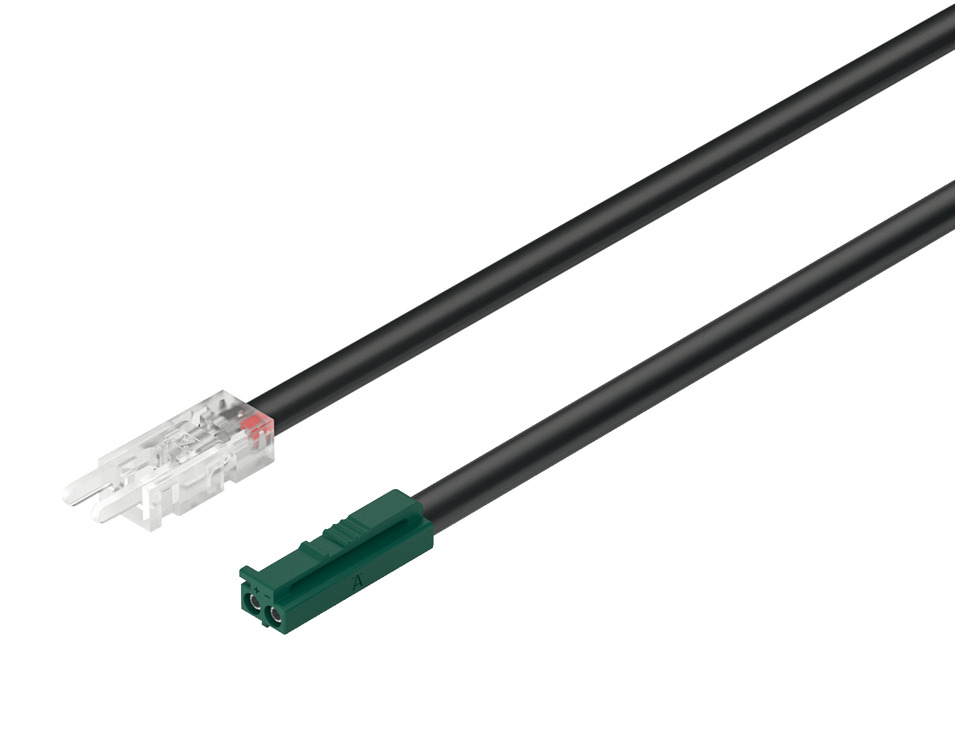 Cable de alimentación Häfele LOOX5 para tira LED 24V 5 mm monocromo 2000 mm