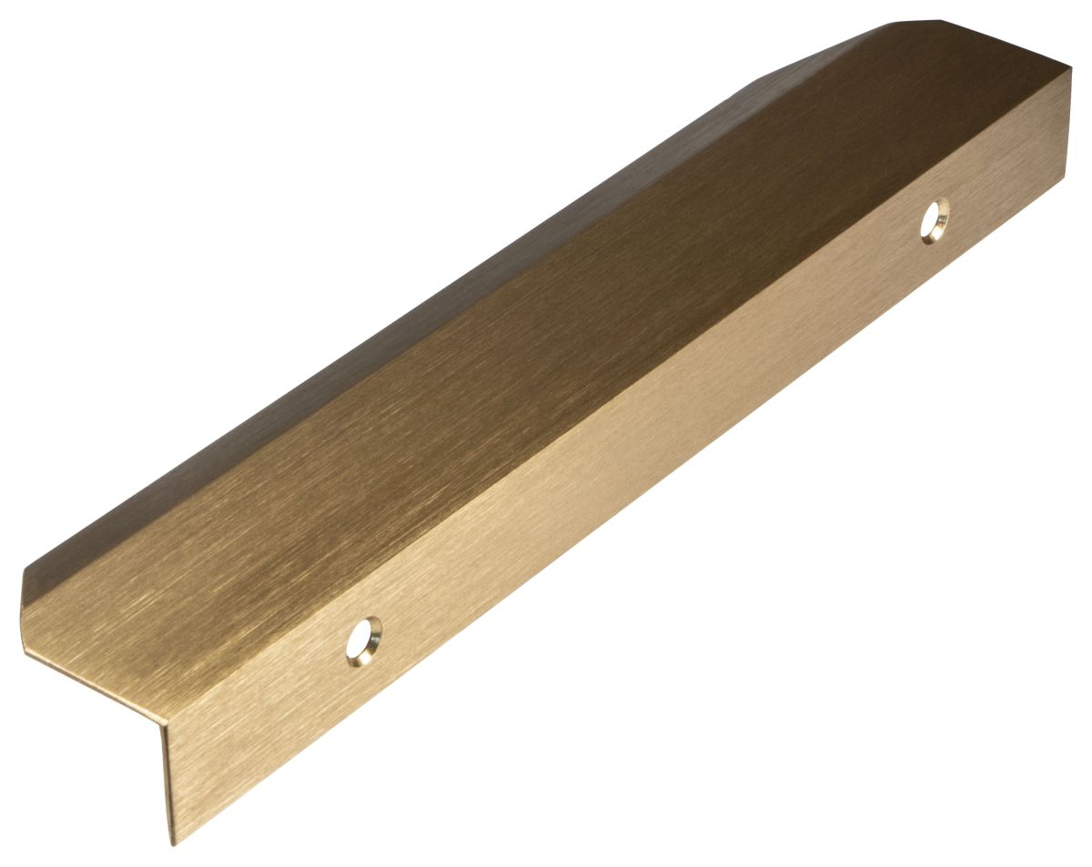 0375128L29-4 Griffleiste VANN aus Aluminium Messing dunkel gebürstet