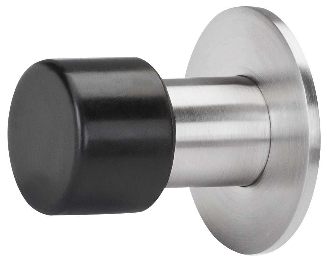 Hermat Türstopper Türpuffer FOKUS Edelstahl matt gebürstet, 90 x 50 mm