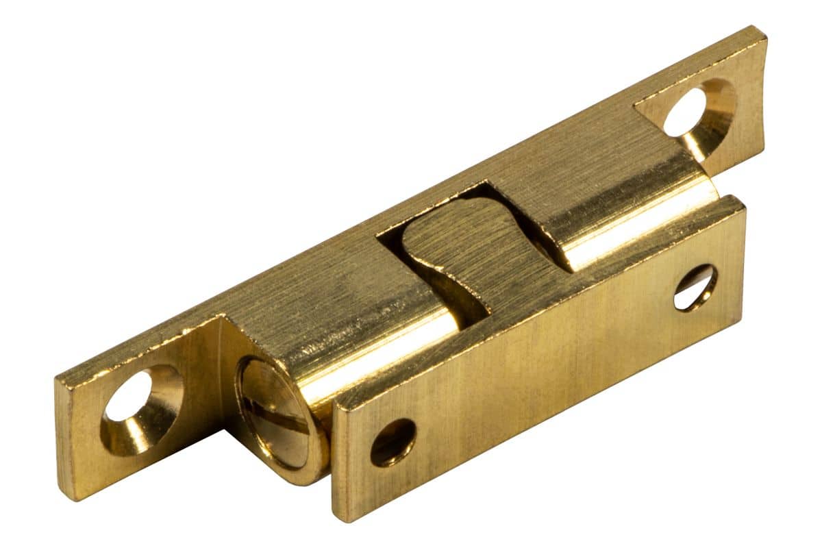 244-20-017-37 Doppel-Kugelschnapper aus Messing verstellbar blank 70 mm