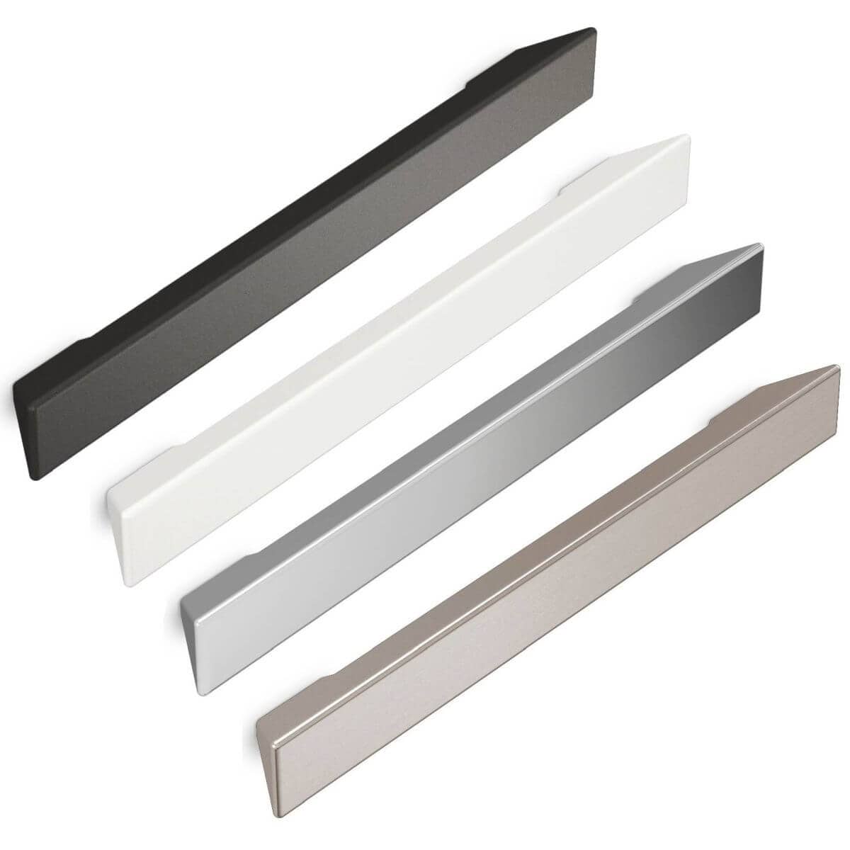 Mital Möbelgriff DORA aus Metall, Anthrazit matt - 320 / 288 / 256 mm
