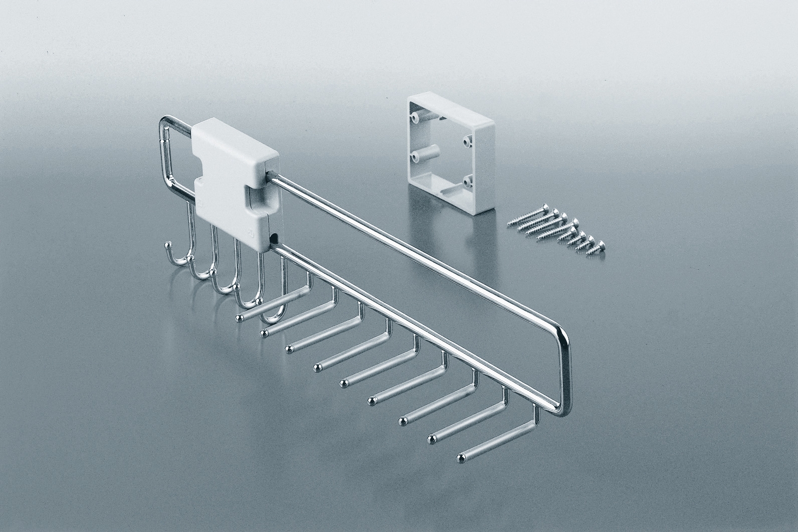 Kesseböhmer Krawatten- und Gürtelhalter IDEAL Stahl verchromt
