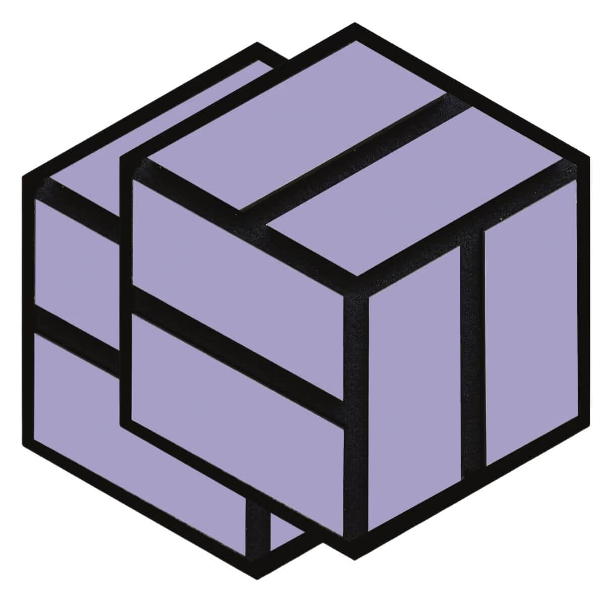 Neuhofer akustikplatta HEXAGO för limning, 2 st, lavendelfolierad UTFÖRSÄLJNING