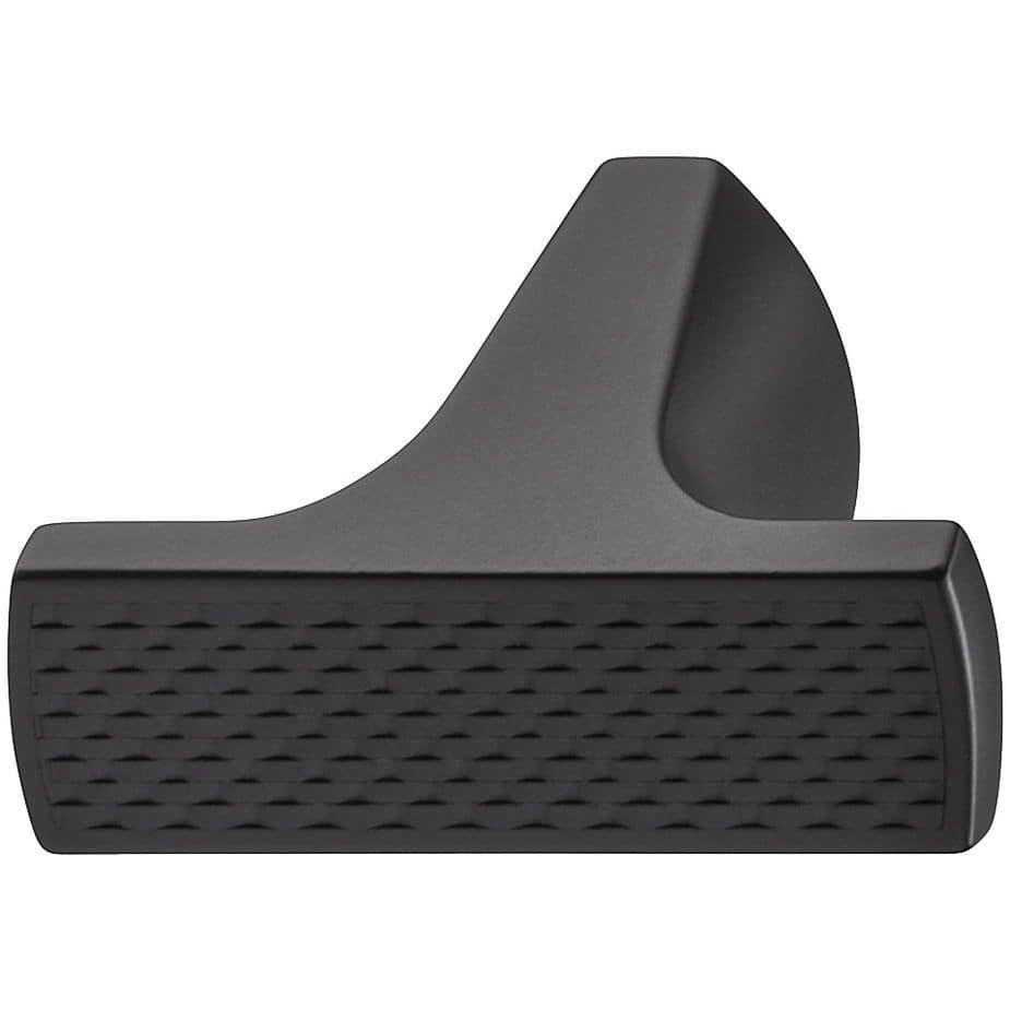Häfele Möbelknopf H2560 aus Metall, Schwarz matt 41 x 26 mm