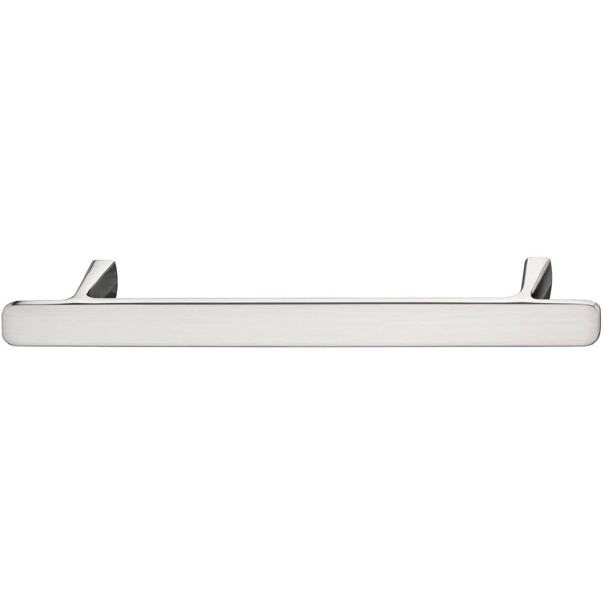 Häfele Möbelgriff H2115 aus Metall, Edelstahl-Optik BA 160 mm