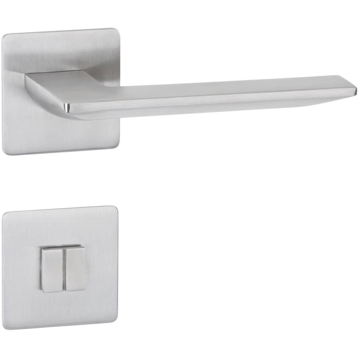 Hermat manilla EDITION de acero inoxidable, WC - baño acero inoxidable mate