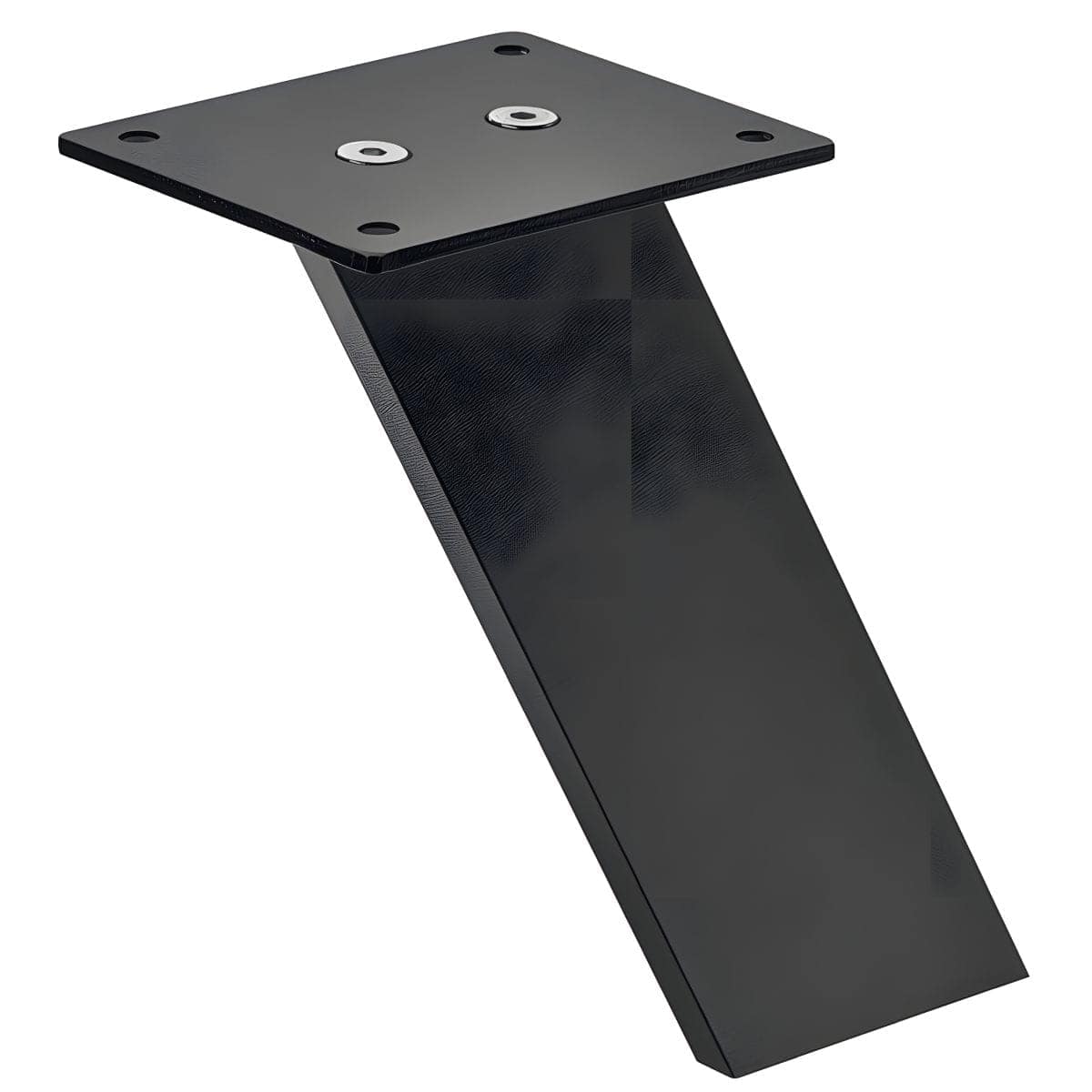 Häfele Barkonsol av aluminium, vinklad, platt, bärkapacitet 30 kg, djupsvart