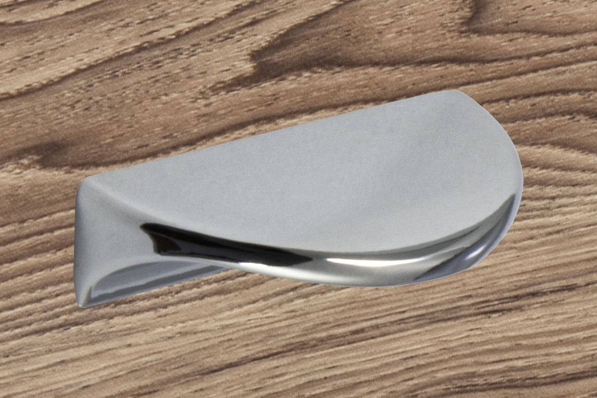 Griffleiste NICK aus Metall, BA 32 mm Chrom poliert