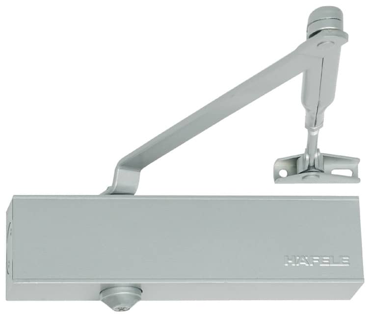 Set chiudiporta Häfele Startec DCL 51 con braccio standard EN 2-5 , colore argento