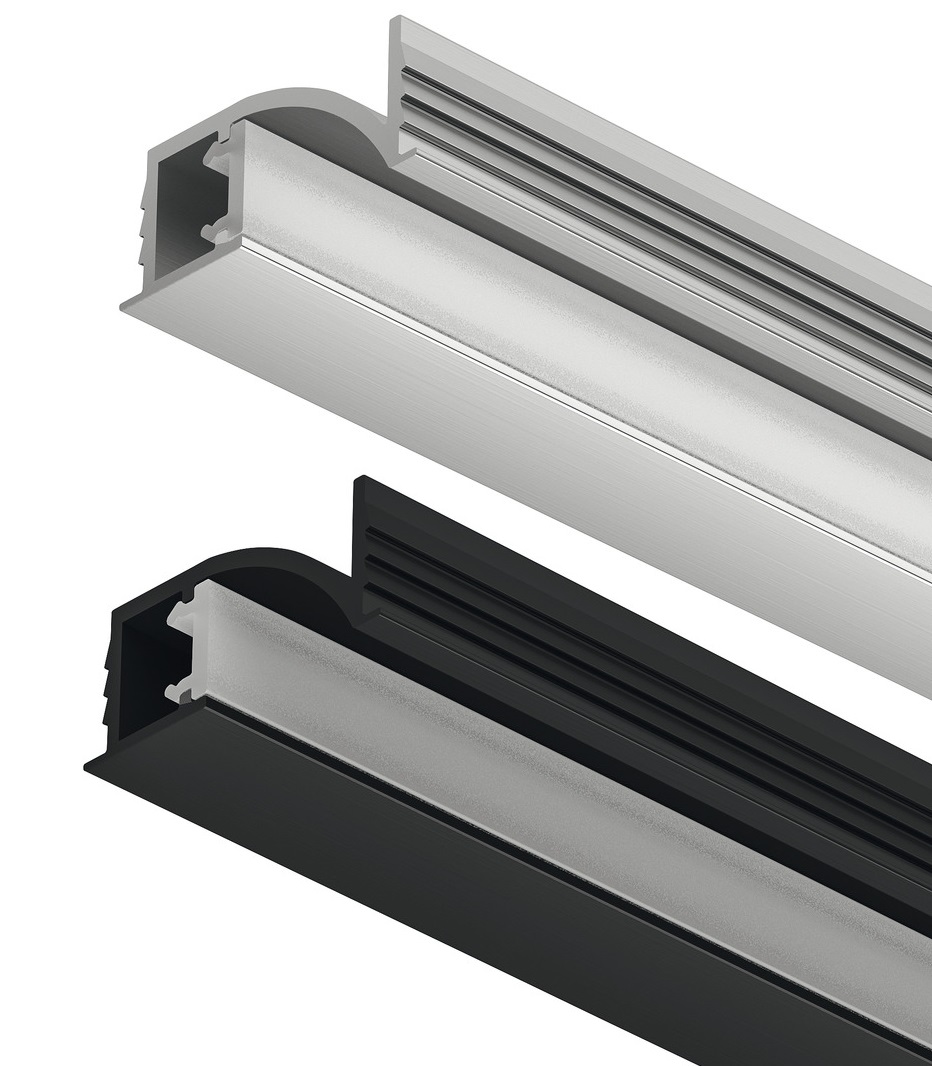 Häfele LOOX5 LED-Einbauprofil 1107 aus Aluminium Innenbreite 8 mm