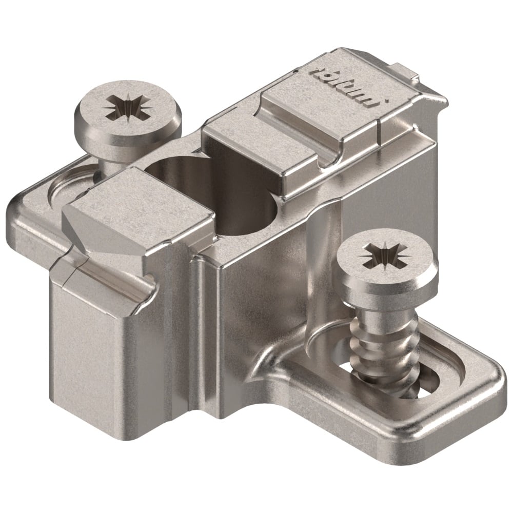 Blum Clip Top Kreuzmontageplatte mit Euroschrauben, Clip-Montageplatte 11mm