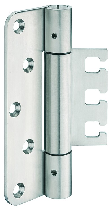 Häfele Startec Objekttürband, Größe 160 mm - Türband für Aufnahmeelement VX - für ungefälzte Türen,