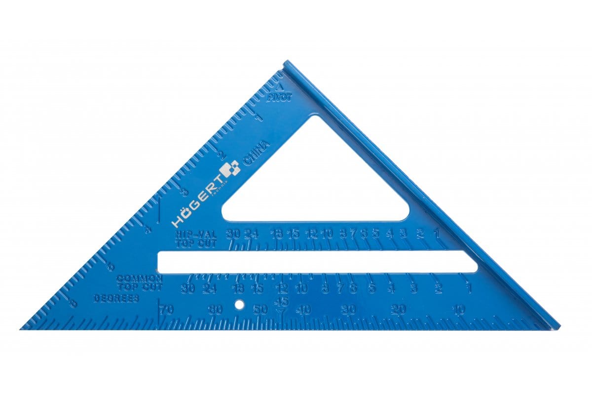Högert Technik Högert Dreieck-Tischlerwinkel Aus Aluminium, 180 - 300 Mm