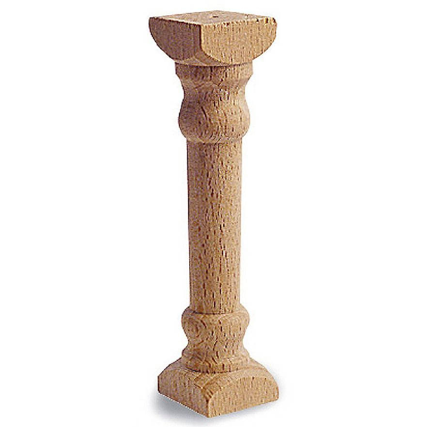 Gedotec Säule aus Holz für Möbel, Ø 26 x 140 mm