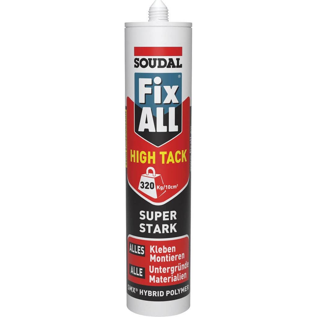 Soudal Kleb- & Dichtstoff FIX ALL HIGH TACK, weiß 420g