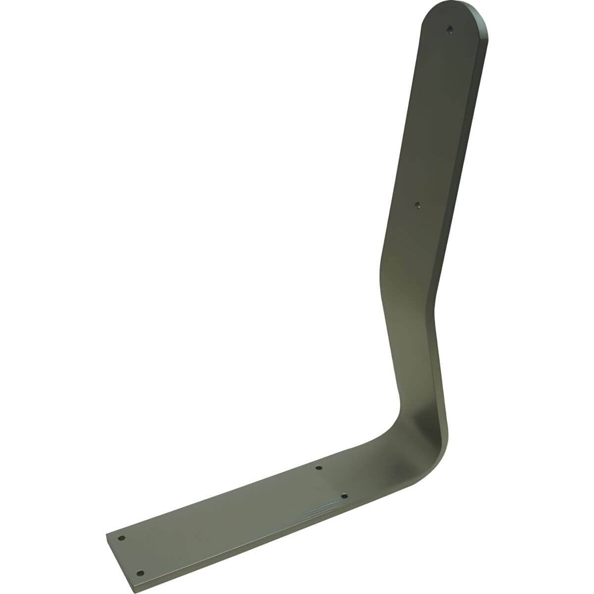 Gedotec Rückenlehnen-Halterung FERRO-BIG aus Edelstahl Schwarz, 380 x 280 x 60 x 8 mm